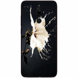 Husa personalizata tip carcasa HQPrint pentru Xiaomi Redmi Note 8 Pro, model Jasmine, multicolor, S1D1M0389