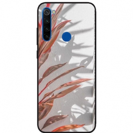 Husa personalizata tip carcasa HQPrint pentru Xiaomi Redmi Note 8, model Leaf Design 4, multicolor, S1D1M0155