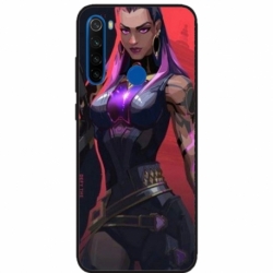 Husa personalizata tip carcasa HQPrint pentru Xiaomi Redmi Note 8, model Valorant, multicolor, S1D1M0157