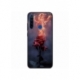 Husa personalizata tip carcasa HQPrint pentru Xiaomi Redmi Note 8, model Fire Rose, multicolor, S1D1M0158