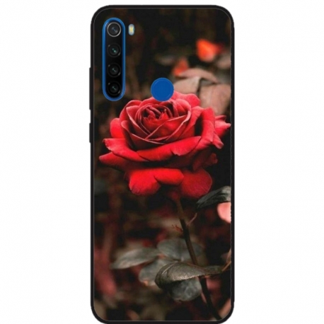 Husa personalizata tip carcasa HQPrint pentru Xiaomi Redmi Note 8, model Flowers 12, multicolor, S1D1M0160