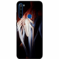 Husa personalizata tip carcasa HQPrint pentru Xiaomi Redmi Note 8, model Spiderman 4, multicolor, S1D1M0170