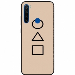 Husa personalizata tip carcasa HQPrint pentru Xiaomi Redmi Note 8T, model Squid Game 1, multicolor, S1D1M0173