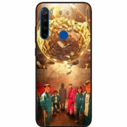 Husa personalizata tip carcasa HQPrint pentru Xiaomi Redmi Note 8T, model Squid Game 11, multicolor, S1D1M0183