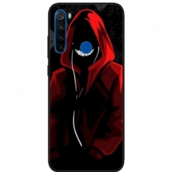 Husa personalizata tip carcasa HQPrint pentru Xiaomi Redmi Note 8, model Evil Hoodie Man, multicolor, S1D1M0197