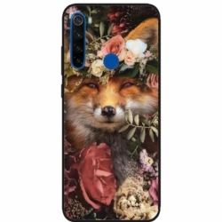 Husa personalizata tip carcasa HQPrint pentru Xiaomi Redmi Note 8, model Fox, multicolor, S1D1M0213