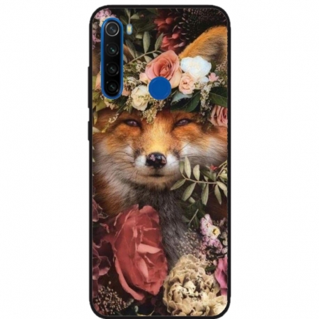 Husa personalizata tip carcasa HQPrint pentru Xiaomi Redmi Note 8, model Fox, multicolor, S1D1M0213