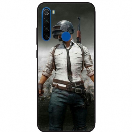 Husa personalizata tip carcasa HQPrint pentru Xiaomi Redmi Note 8T, model PUBG 1, multicolor, S1D1M0214