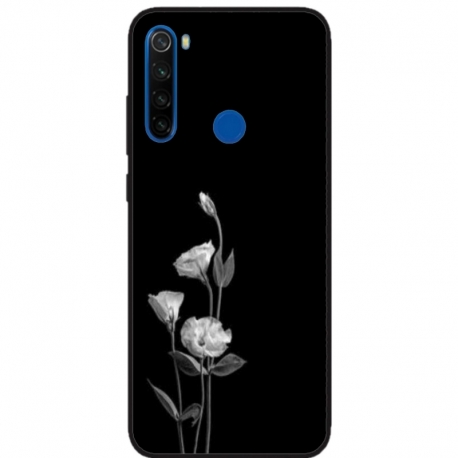 Husa personalizata tip carcasa HQPrint pentru Xiaomi Redmi Note 8T, model Abstract Flowers, multicolor, S1D1M0216