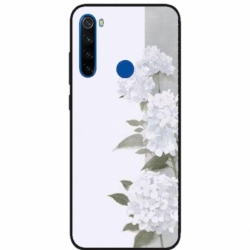 Husa personalizata tip carcasa HQPrint pentru Xiaomi Redmi Note 8T, model Flowers 16, multicolor, S1D1M0217