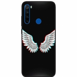 Husa personalizata tip carcasa HQPrint pentru Xiaomi Redmi Note 8T, model Angel, multicolor, S1D1M0219