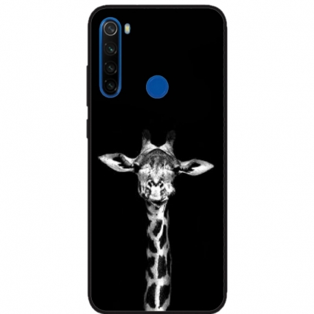 Husa personalizata tip carcasa HQPrint pentru Xiaomi Redmi Note 8T, model Giraffe 3, multicolor, S1D1M0222