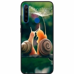 Husa personalizata tip carcasa HQPrint pentru Xiaomi Redmi Note 8T, model Snail, multicolor, S1D1M0231