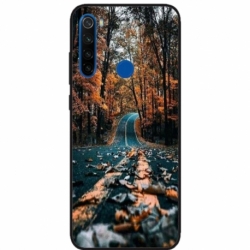 Husa personalizata tip carcasa HQPrint pentru Xiaomi Redmi Note 8T, model Nice View 13, multicolor, S1D1M0248