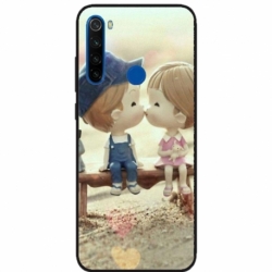 Husa personalizata tip carcasa HQPrint pentru Xiaomi Redmi Note 8T, model Kiss, multicolor, S1D1M0259