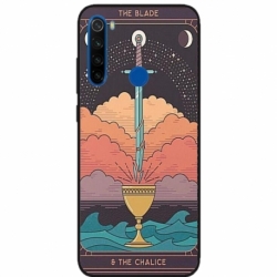 Husa personalizata tip carcasa HQPrint pentru Xiaomi Redmi Note 8T, model Tarrot, multicolor, S1D1M0267