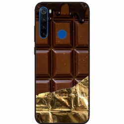 Husa personalizata tip carcasa HQPrint pentru Xiaomi Redmi Note 8, model Chocolate, multicolor, S1D1M0272