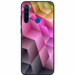 Husa personalizata tip carcasa HQPrint pentru Xiaomi Redmi Note 8T, model Colorful 1, multicolor, S1D1M0273