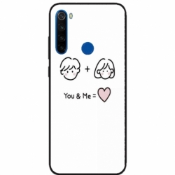 Husa personalizata tip carcasa HQPrint pentru Xiaomi Redmi Note 8T, model You and Me, multicolor, S1D1M0274