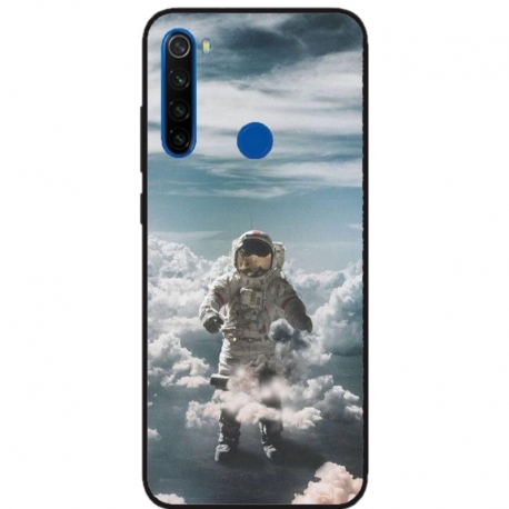Husa personalizata tip carcasa HQPrint pentru Xiaomi Redmi Note 8T, model Astronaut in the Clouds, multicolor, S1D1M0290
