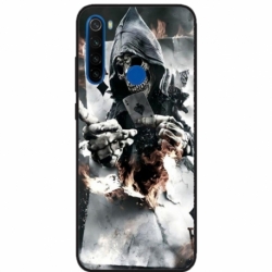 Husa personalizata tip carcasa HQPrint pentru Xiaomi Redmi Note 8T, model Skeleton Cards, multicolor, S1D1M0301