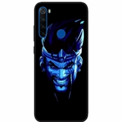 Husa personalizata tip carcasa HQPrint pentru Xiaomi Redmi Note 8T, model Blue King, multicolor, S1D1M0305