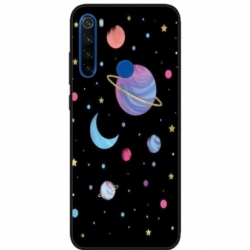 Husa personalizata tip carcasa HQPrint pentru Xiaomi Redmi Note 8T, model Colorful 6, multicolor, S1D1M0311