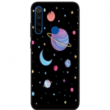 Husa personalizata tip carcasa HQPrint pentru Xiaomi Redmi Note 8T, model Colorful 6, multicolor, S1D1M0311