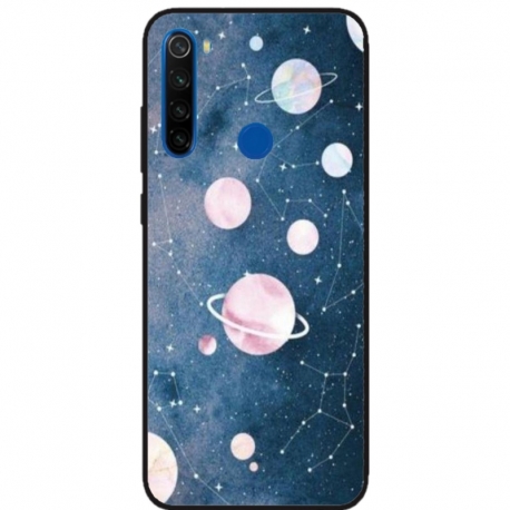 Husa personalizata tip carcasa HQPrint pentru Xiaomi Redmi Note 8T, model Solar System, multicolor, S1D1M0313