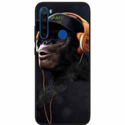 Husa personalizata tip carcasa HQPrint pentru Xiaomi Redmi Note 8T, model Monkey, multicolor, S1D1M0319