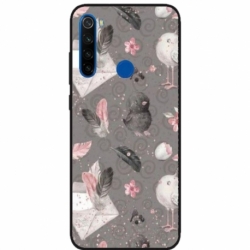 Husa personalizata tip carcasa HQPrint pentru Xiaomi Redmi Note 8, model Abstract 1, multicolor, S1D1M0321