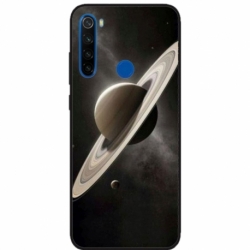 Husa personalizata tip carcasa HQPrint pentru Xiaomi Redmi Note 8T, model Planet 2, multicolor, S1D1M0348