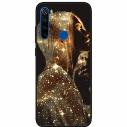 Husa personalizata tip carcasa HQPrint pentru Xiaomi Redmi Note 8, model Golden Girl, multicolor, S1D1M0350