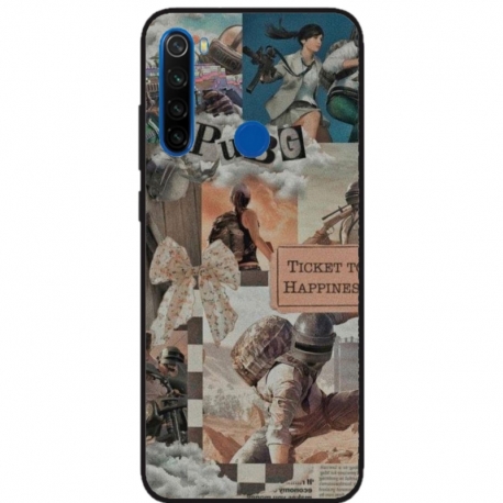 Husa personalizata tip carcasa HQPrint pentru Xiaomi Redmi Note 8, model PUBG 2, multicolor, S1D1M0363