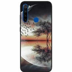 Husa personalizata tip carcasa HQPrint pentru Xiaomi Redmi Note 8T, model Time Flies 3, multicolor, S1D1M0366