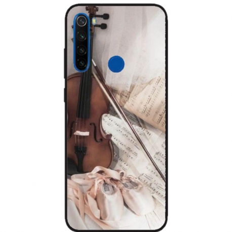 Husa personalizata tip carcasa HQPrint pentru Xiaomi Redmi Note 8T, model Violon, multicolor, S1D1M0371