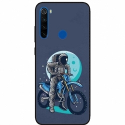 Husa personalizata tip carcasa HQPrint pentru Xiaomi Redmi Note 8T, model Biker Astronaout, multicolor, S1D1M0375