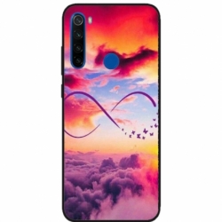 Husa personalizata tip carcasa HQPrint pentru Xiaomi Redmi Note 8, model Bright Infinity, multicolor, S1D1M0377