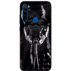 Husa personalizata tip carcasa HQPrint pentru Xiaomi Redmi Note 8, model Snake, multicolor, S1D1M0378