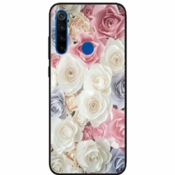 Husa personalizata tip carcasa HQPrint pentru Xiaomi Redmi Note 8, model Flowers 23, multicolor, S1D1M0385