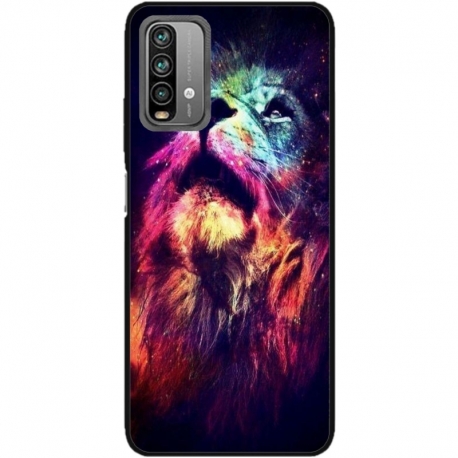 Husa personalizata tip carcasa HQPrint pentru Xiaomi Redmi Note 9 Pro Max, model Celestial Lion, multicolor, S1D1M0002
