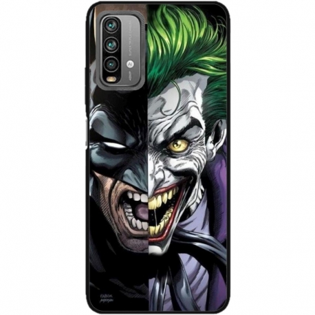 Husa personalizata tip carcasa HQPrint pentru Xiaomi Redmi Note 9 Pro Max, model Batman VS Joker, multicolor, S1D1M0012