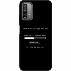 Husa personalizata tip carcasa HQPrint pentru Xiaomi Redmi Note 9 Pro Max, model Delete Feelings, multicolor, S1D1M0069