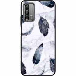 Husa personalizata tip carcasa HQPrint pentru Xiaomi Redmi Note 9 Pro Max, model Leaf Design 2, multicolor, S1D1M0071