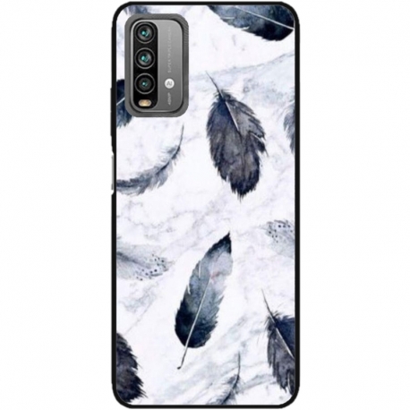 Husa personalizata tip carcasa HQPrint pentru Xiaomi Redmi Note 9 Pro Max, model Leaf Design 2, multicolor, S1D1M0071