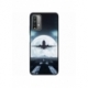 Husa personalizata tip carcasa HQPrint pentru Xiaomi Redmi Note 9 Pro Max, model Moon Landing, multicolor, S1D1M0077