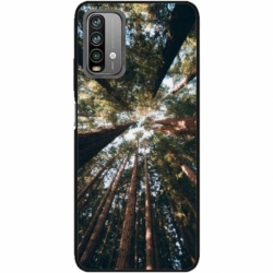 Husa personalizata tip carcasa HQPrint pentru Xiaomi Redmi Note 9 Pro Max, model Tree perspective, multicolor, S1D1M0079