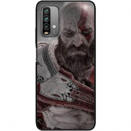 Husa personalizata tip carcasa HQPrint pentru Xiaomi Redmi Note 9 Pro Max, model God of War 2, multicolor, S1D1M0081