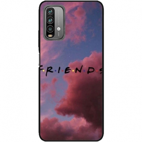 Husa personalizata tip carcasa HQPrint pentru Xiaomi Redmi Note 9 Pro Max, model FRIENDS 2, multicolor, S1D1M0082
