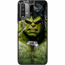 Husa personalizata tip carcasa HQPrint pentru Xiaomi Redmi Note 9 Pro Max, model Hulk 2, multicolor, S1D1M0100
